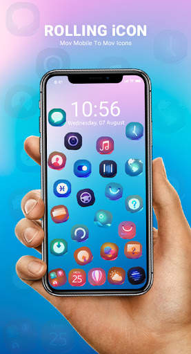 Rolling Icon - 3D Live Wallpaper & Launcher 2020 screenshot 3