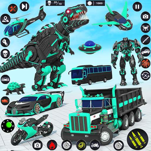 Dino Robot Car Transform Games 1.57