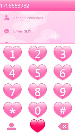 THEME PINK HEARTS FOR EXDIALER screenshot 4