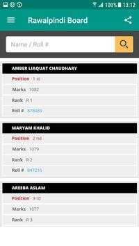 Rawalpindi Board Result screenshot 2