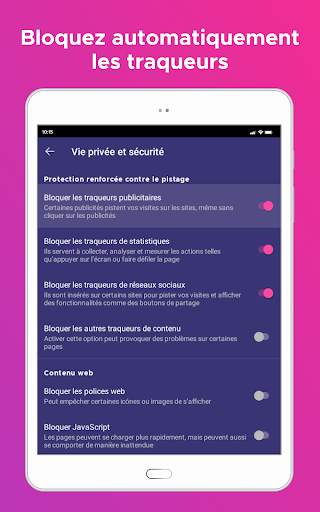 Firefox Klar screenshot 10