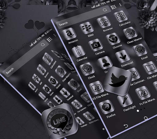 Night Mode Launcher Theme screenshot 3
