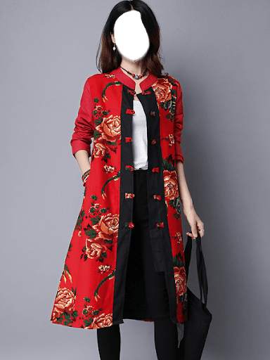 Embroided Winter Women Coat screenshot 6