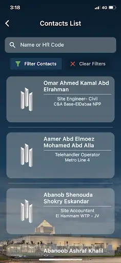 Hassan Allam Portal screenshot 2