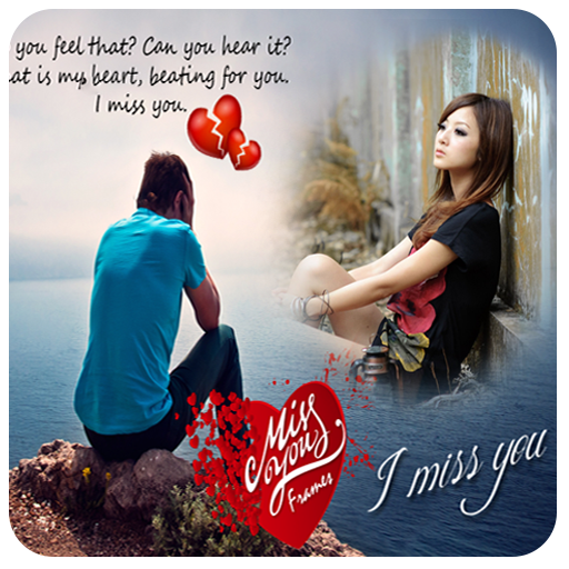 Miss You Photo Frame icon