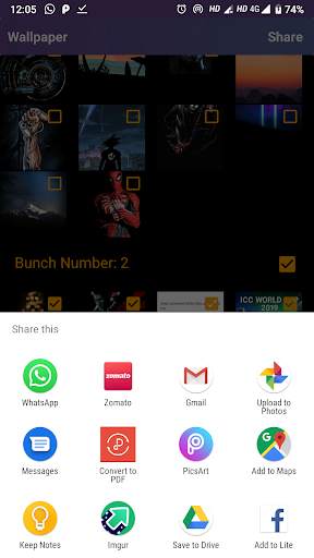 IFast selection (Quick image Selection & send) screenshot 6
