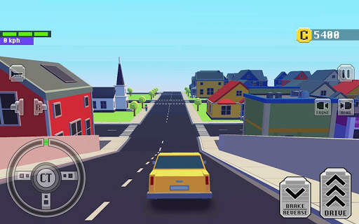 Car Driving in Crazy Town screenshot 1