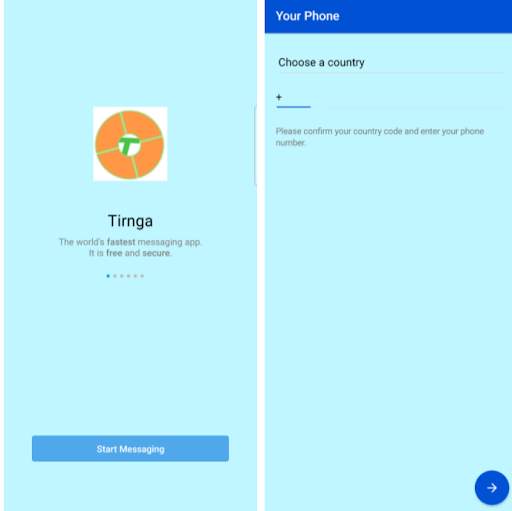Tirnga Telegram messenger (INDIA) screenshot 2