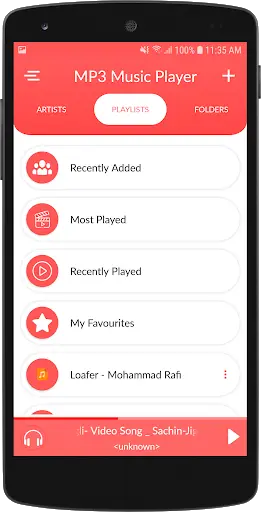 MP3 Music Player App : Best Android Audio Player screenshot 4