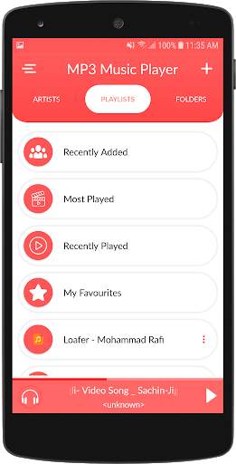 MP3 Music Player App : Best Android Audio Player screenshot 4