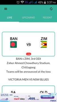 Crick BD Live cricket score screenshot 1