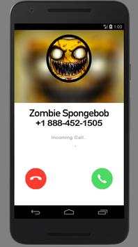 Call Simulator For Zombie Spongebob screenshot 1
