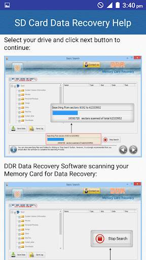 SD Card Data Recovery Help screenshot 5