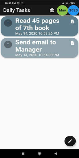 Tasks, Notes and Goals, Daily and Monthly, no ads screenshot 1