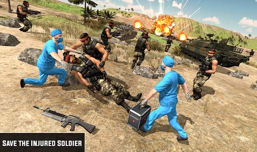 US Army War Ambulance Rescue Simulator 2019 screenshot 9