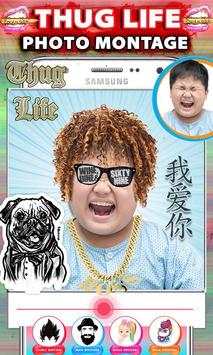 Thug Life Photo Montage 4 تصوير الشاشة