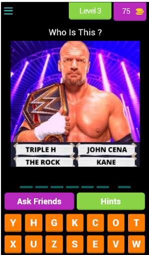 WWE QUIZ Game - Wrestler Quiz Game - 2021 screenshot 4