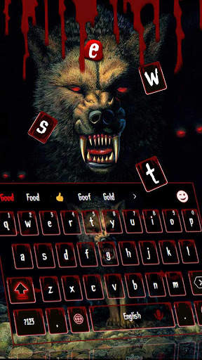Wolf Keyboard Theme screenshot 2