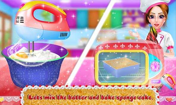 Princess Delicious Bed Cake Cooking Game screenshot 3