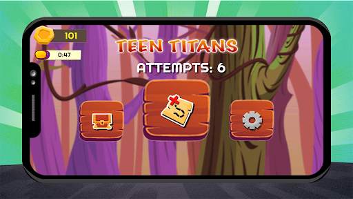 Teen Titans puzzle ninja the cartoon game screenshot 1