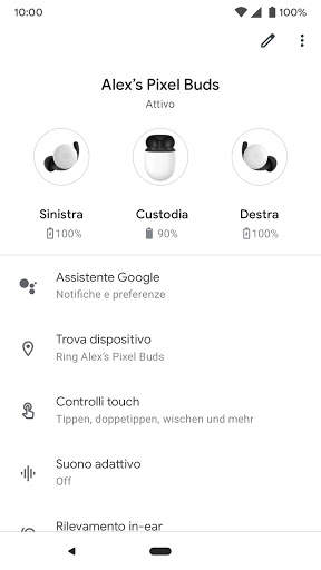 Google Pixel Buds screenshot 1
