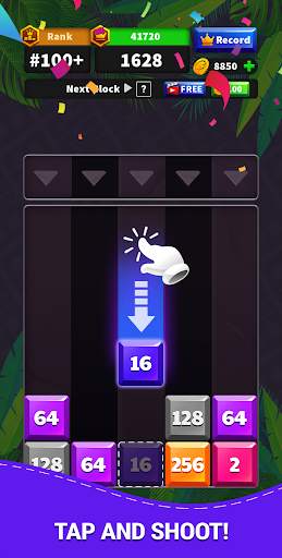 Drop Numbers 2048 screenshot 1