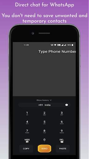 Direct chat for WhatsApp screenshot 1