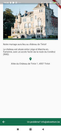 Mariage d'Alice et Tom screenshot 2