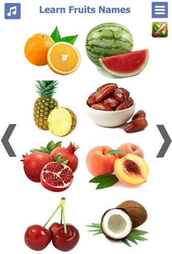 Learn Fruits Name 🍓🍉🍍🍎 Fruits name in english screenshot 3