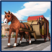 horse carriage transport sim иконка