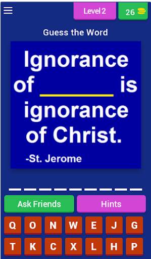 Saint Quotes (Catholic Game) screenshot 2