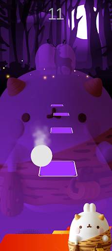 Funny Molang Tile Hop screenshot 3