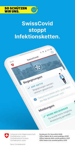 SwissCovid screenshot 1