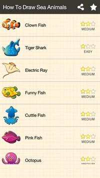 How To Draw Sea Animals screenshot 1