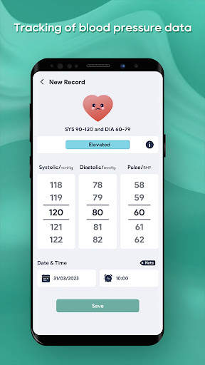 Daily Blood Pressure - Log screenshot 2