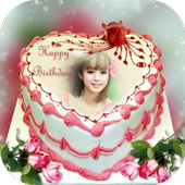 Photo On Cake Photo Frame icon