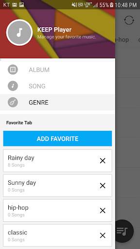 KEEP Player - Simple Music Player 5 تصوير الشاشة