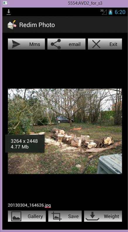 Resize photos screenshot 1
