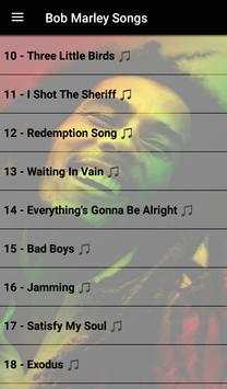 BOB MARLEY SONGS 2019 OFFLINE ( 50 SONGS ) screenshot 3