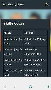 Cheats for sims 4 screenshot 3