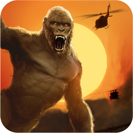 Kaiju Godzilla VS Kong Gorilla City destruction icon