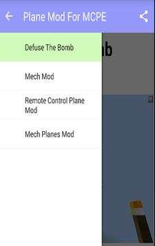 Plane Mod For MCPE  screenshot 1