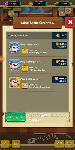 Idle Zombie Miner Tycoon: Gold screenshot 5