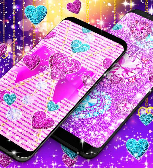 Glitter hearts live wallpaper screenshot 7