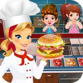Cooking Burger Chef - Cooking Games logo