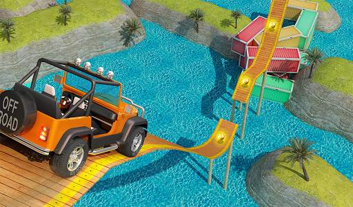 Offroad Jeep Prado Driving - Car Stunt screenshot 13