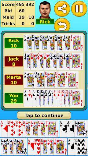 Pinochle screenshot 2