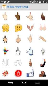 Middle Finger Emoji Free screenshot 1
