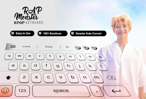 RAP Monster KPOP Theme Keyboard screenshot 1