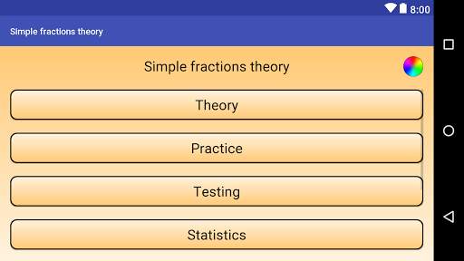 Math. Theory of fractions screenshot 4